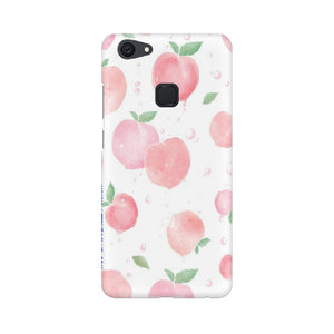 Peach Print   ---   Apple XioMi RealMe Oppo Vivo - Mobile Back Cover