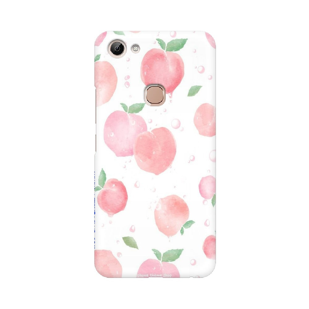 Peach Print   ---   Apple XioMi RealMe Oppo Vivo - Mobile Back Cover