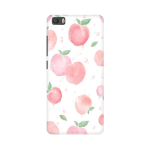 Peach Print   ---   Apple XioMi RealMe Oppo Vivo - Mobile Back Cover