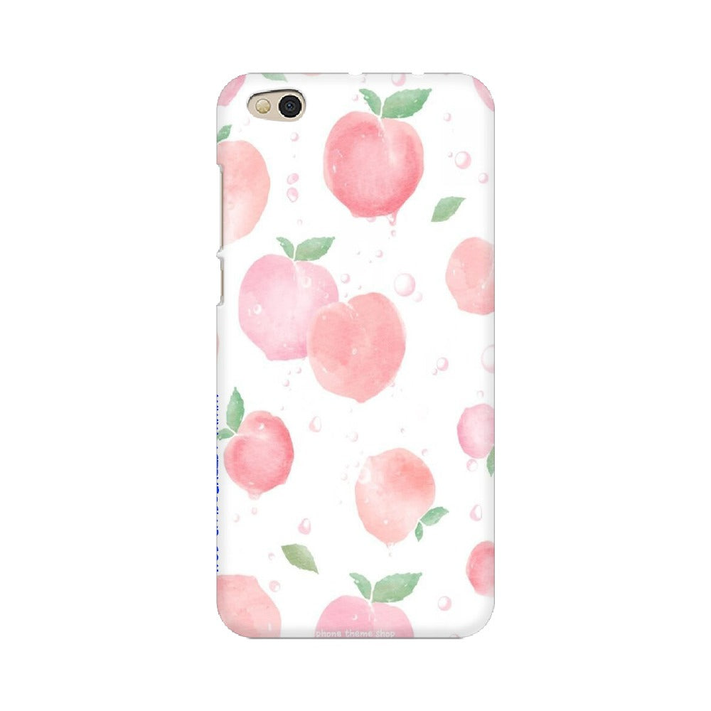 Peach Print   ---   Apple XioMi RealMe Oppo Vivo - Mobile Back Cover