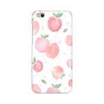 Peach Print   ---   Apple XioMi RealMe Oppo Vivo - Mobile Back Cover