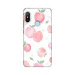 Peach Print   ---   Apple XioMi RealMe Oppo Vivo - Mobile Back Cover