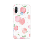 Peach Print   ---   Apple XioMi RealMe Oppo Vivo - Mobile Back Cover