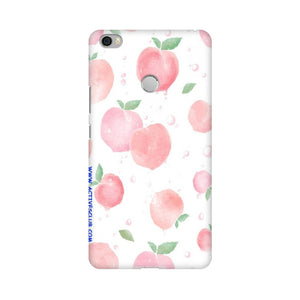 Peach Print   ---   Apple XioMi RealMe Oppo Vivo - Mobile Back Cover