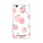 Peach Print   ---   Apple XioMi RealMe Oppo Vivo - Mobile Back Cover