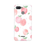 Peach Print   ---   Apple XioMi RealMe Oppo Vivo - Mobile Back Cover