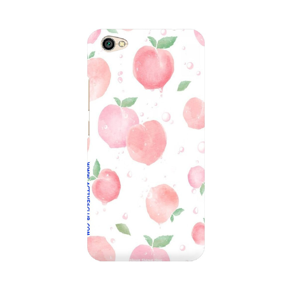 Peach Print   ---   Apple XioMi RealMe Oppo Vivo - Mobile Back Cover