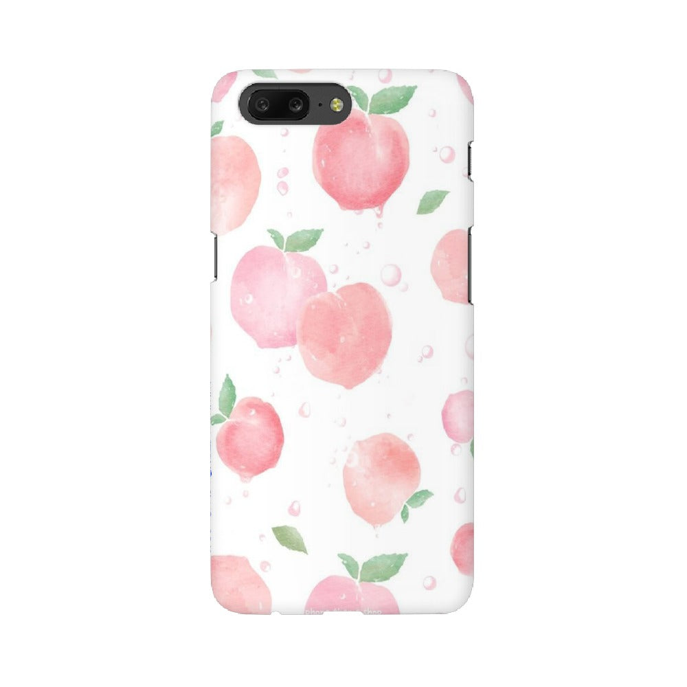 Peach Print   ---   Samsung Google OnePlus Mobile Back Cover