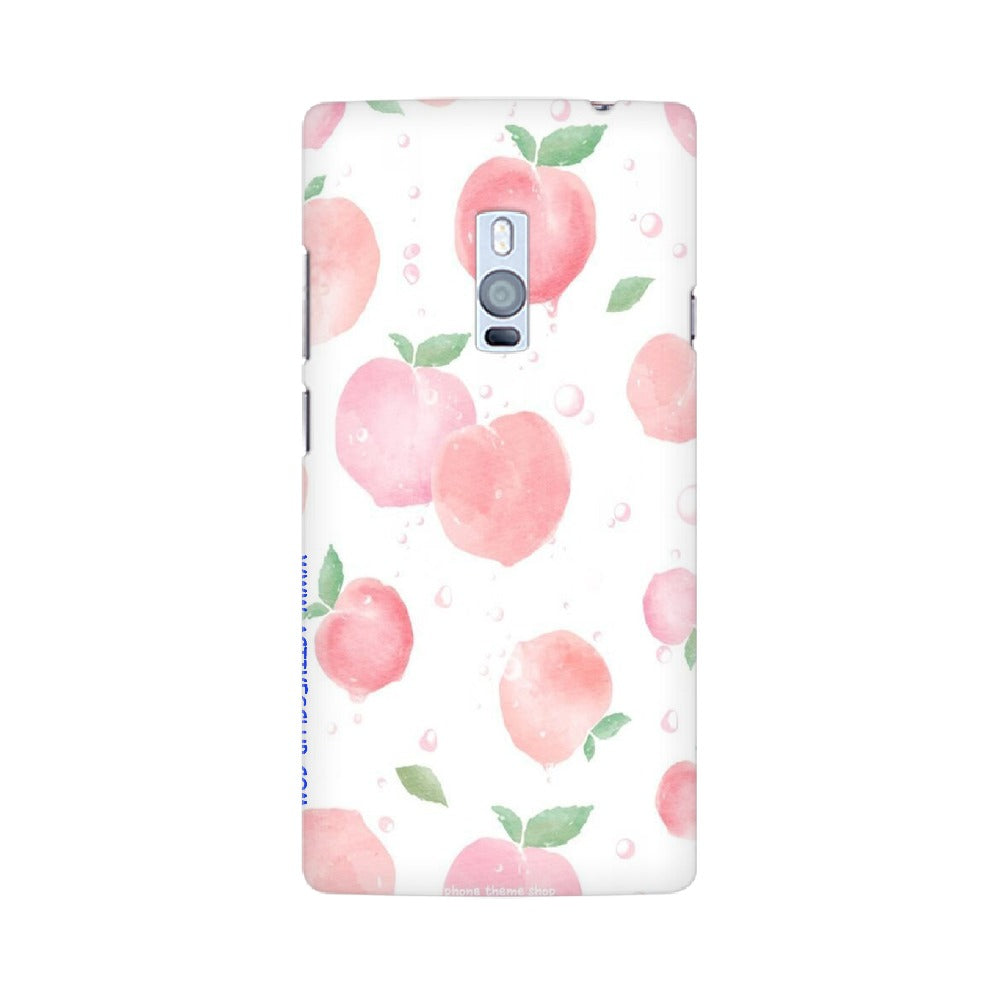 Peach Print   ---   Samsung Google OnePlus Mobile Back Cover