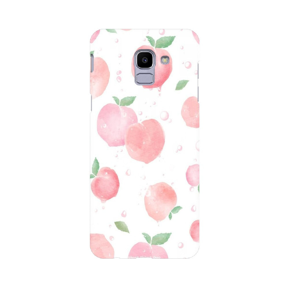 Peach Print   ---   Samsung Google OnePlus Mobile Back Cover