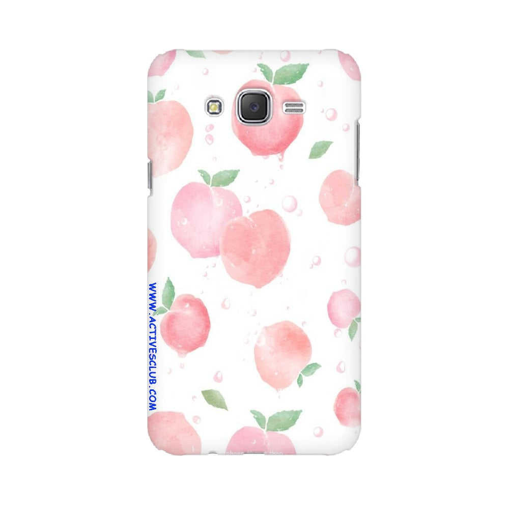 Peach Print   ---   Samsung Google OnePlus Mobile Back Cover