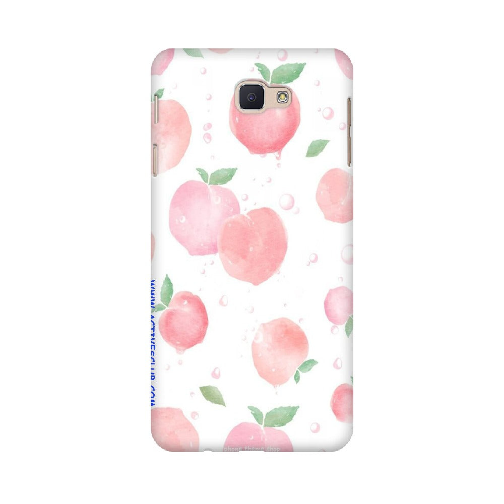 Peach Print   ---   Samsung Google OnePlus Mobile Back Cover