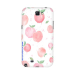 Peach Print   ---   Samsung Google OnePlus Mobile Back Cover