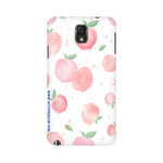 Peach Print   ---   Samsung Google OnePlus Mobile Back Cover