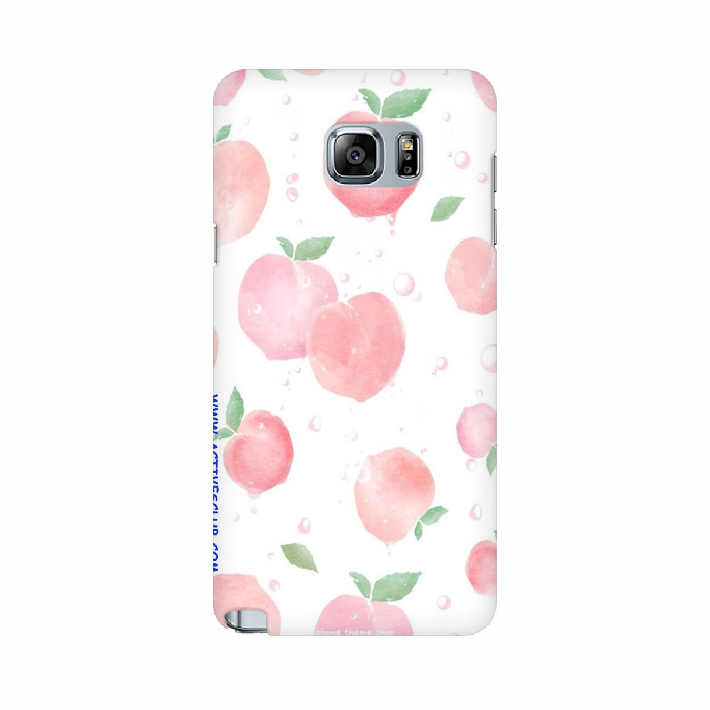 Peach Print   ---   Samsung Google OnePlus Mobile Back Cover